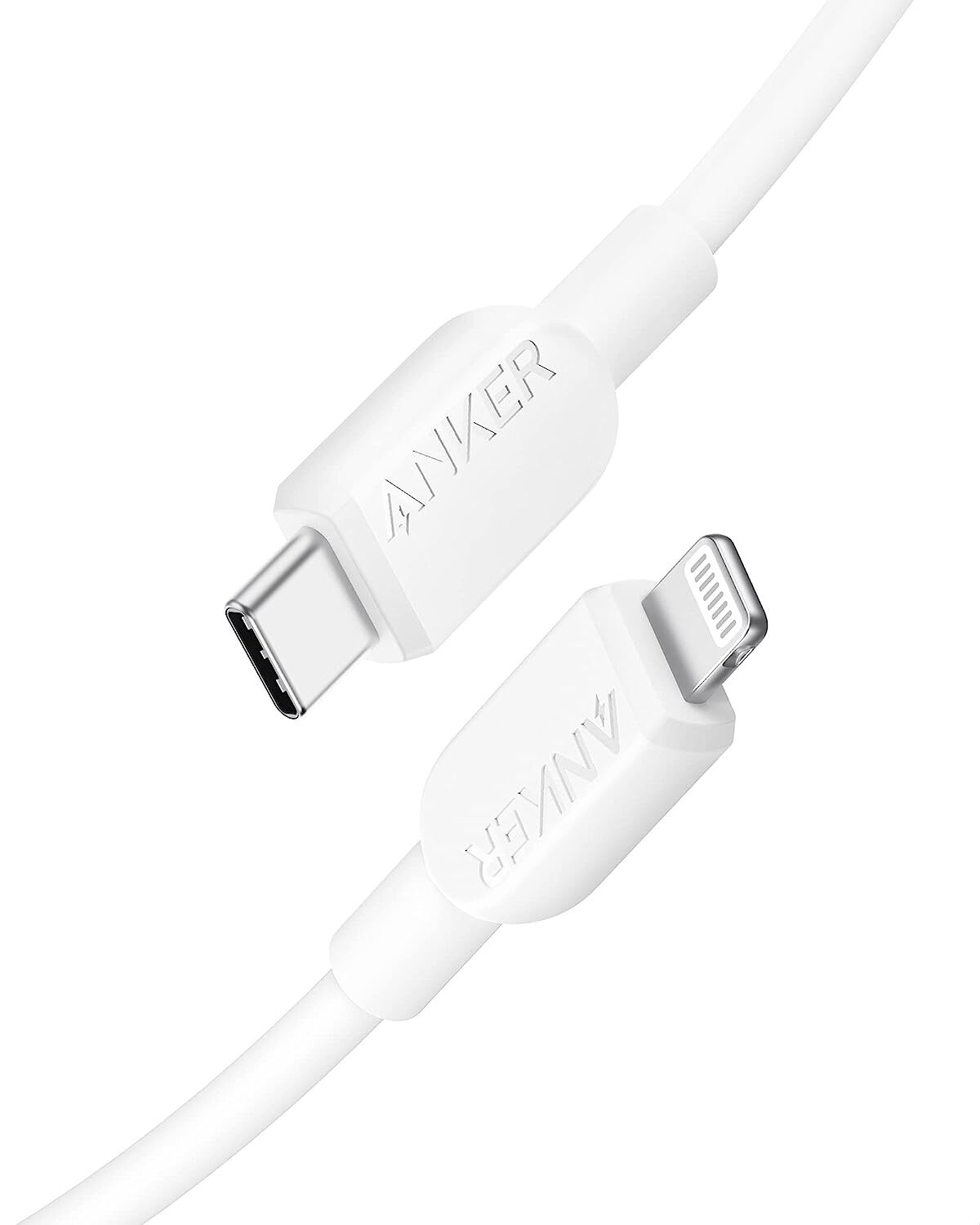 Anker Cable 310 USB-C to Lightning (3 ft. PVC) White - A81A1021