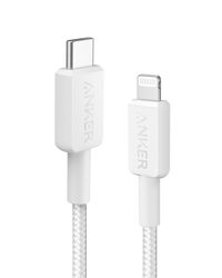 Anker Cable 322 USB-C to Lightning (6 ft. Braided) White-A81B6H21