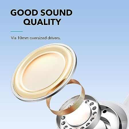 Soundcore by Anker Life P2i True Wireless Earbuds, AI-Enhanced Calls, 10mm Drivers, 2 EQ Modes, 28H Playtime with Fast Charging, Bluetooth 5.2, Easy-Pairing, Lightweight and Secure Fit, Button Control - White