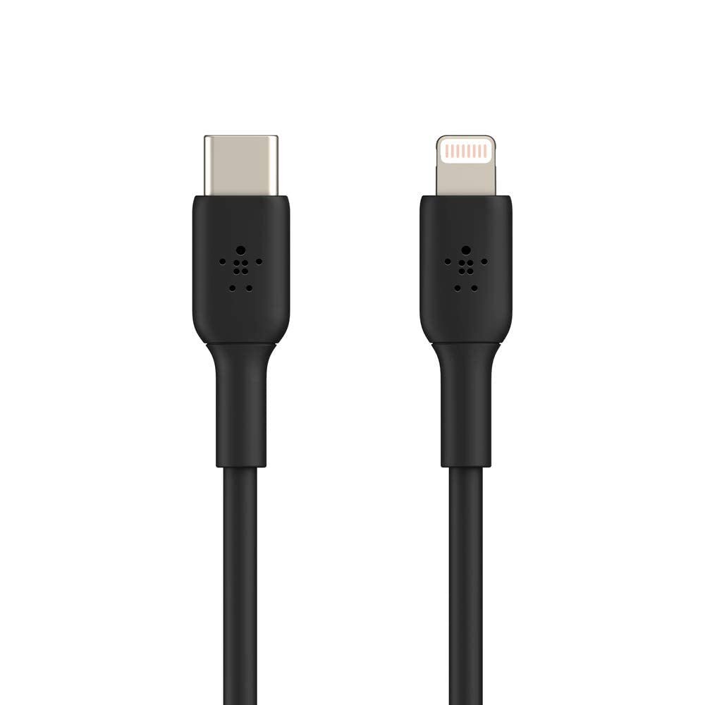 Belkin Apple Certified Lightning To Type C Cable, Fast Charging For Iphone, Ipad, Air Pods, 3.3 Feet (1 Meters) Black