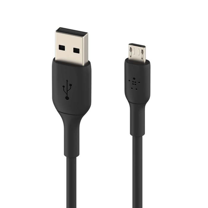 Belkin USB-A to Micro-USB Cable (1m / 3.3ft, White) 3.3-foot (1 meter) cable - Black-M00000001630