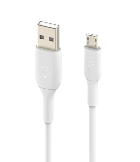 Belkin USB-A to Micro-USB Cable (1m / 3.3ft, White) 3.3-foot (1 meter) cable - White