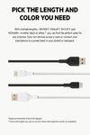 Belkin USB C to USB-A 2.0, Type C cable Tough Unbreakable Braided Nylon material 6.6 feet (2 meter), USB-IF Certified, Supports Fast Charging - Black