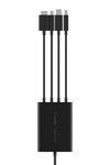 Belkin Multiport Adapter, HDMI Digital AV Adapter – Mini DisplayPort, USB-C, HDMI, VGA to HDMI Adapter, Supports 4K UHD and Audio - Black