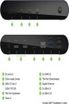 Belkin Thunderbolt 4 Dock Pro, Single 8K @ 60hz, Dual 4K Display Compatible, 2 x Thunderbolt 4 Port, 2 x HDMI Port, 90W Power Delivery PD, Audio in/Out, Compatible with MacBook Pro, XPS, and More​ ​ - Black