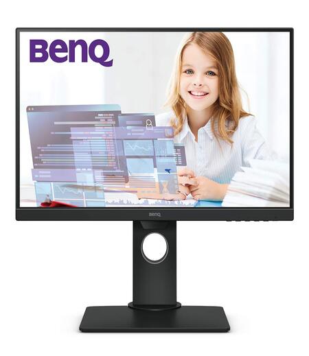 BenQ GW2480T 24 inch (60cm) 1920 X 1080 Pixels IPS Full HD Ultra-Slim Bezel Monitor- Height Adjustment, Eye Care, Anti-Glare, Brightness Intelligence, Speakers, Color Weakness Mode, HDMI, DP (Black)