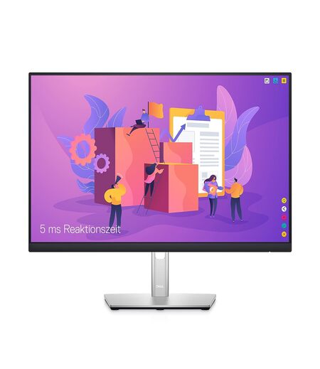 Dell 24" (60.96 cm) FHD Monitor 1920 x 1080 Pixels at 60 Hz|IPS Panel|Brightness 250 cd/m²|Contrast Ratio 1000:1|Colour Support 16.7m|Response Time 8ms (G-to-G) Normal; 5ms (G-to-G) Fast|P2422H-Black
