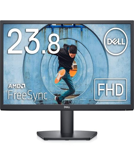 Dell-SE2422H (60.96 cm) FHD Monitor 1920x1080 at 75Hz, VA-Panel, 16.7m Colours, Brightness 250 cd/m², Contrast Ratio 3000:1, Anti-Glare, 3H Hard Coating, HDMI (HDCP), VGA Ports, 3 Year Warranty
