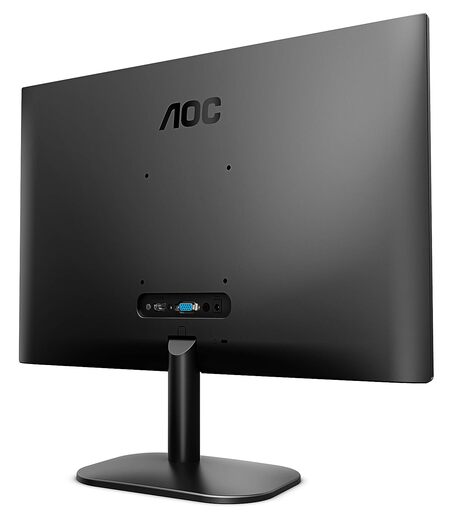 AOC 27B2H 68.58 cm (27") LED 1920 x 1080 Pixels Ultra Slim Monitor which is 3 Sided Frameless with IPS Panel HDMI/VGA Port, Full HD, Free Sync, 75Hz Refresh Rate, Adjustable Stand, Flicker Free, Black