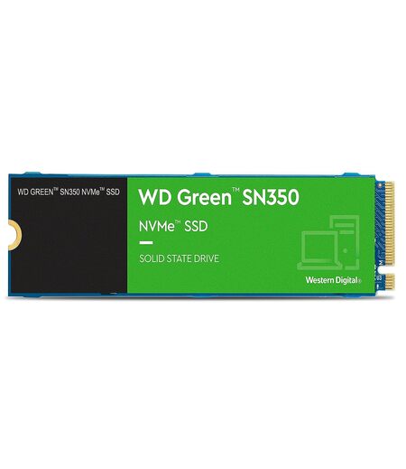 Western Digital WD Green SN350 NVMe 240GB, Upto 2400MB/s, 3 Y Warranty, PCIe Gen 3 NVMe M.2 (2280), Internal Solid State Drive (SSD) (WDS240G2G0C)