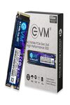 EVM 512GB Internal SSD - M.2 NVMe PCIe (2280) - High-Speed Performance Up to 1950MB/s Read & 1000MB/s Write Speed with Low Power Consumption - Compatible with Gaming PCs & High-Performance Workstations-5 Year Warranty (EVMNV/512GB)