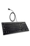 ZEBRONICS Zeb- K35 USB Wired Keyboard with Rupee Key,Spill-Proof and Slim Design (Black)