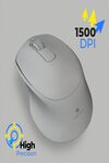 ZEBRONICS Zeb-AKO Wireless Mouse, 2.4GHz with USB Nano Receiver, High Precision Optical Tracking, 3 Buttons, Silent Clicks, Plug & Play, for PC/Mac/Laptop (Grey)