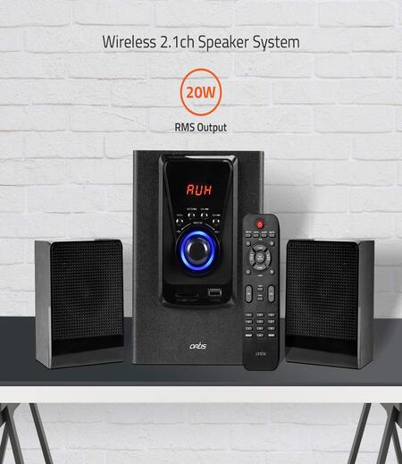 Artis MS201 20 Watt 2.1 Channel Wireless Bluetooth Multimedia Speaker