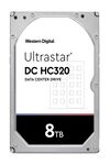 Western Digital 8TB Ultrastar DC HC320 SATA HDD - 7200 RPM Class, 256MB Cache, SATA 6 Gb/s, 3.5" (HUS728T8TALE6L4)