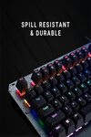 RAPOO GK500 Gaming Mechanical Backlit Keyboard, 2 Years Warranty - Black