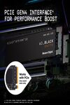 Western Digital WD Black SN770 NVMe 1TB, Upto 5150MB/s, 5Y Warranty, PCIe Gen 4 NVMe M.2 (2280), Gaming Storage, Internal Solid State Drive (SSD) (WDS100T3X0E)