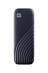 Western Digital 2TB My Passport Portable SSD, 1050MB/s R, 1000MB/s W, Upto 2 Meter Drop Protection, HW Encryption, Type-C Cable & Type-A Adaptor, for PC&Mac, Midnight Blue, 5Y Warranty, External SSD