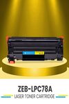 ZEBRONICS ZEB-LPC78A Printer Cartridge for HP LP P1560/P1566/P1600/P1606dn M1536dnf, C iS MF4410/4412/4420/4430/4450/4450d/4550d/4570d/4580dn 4730/4750/4870DN/D520, LS LBP6200, FL150/170, IC D530/D550