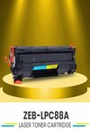 ZEBRONICS ZEB-LPC88A Laser Toner Printer Cartridge for HP Laser Jet P1007/P1008/P1106/P1108, Pro M1136/M1213nf/M1216, Pro M202dw / MFP M128/ M226, Black