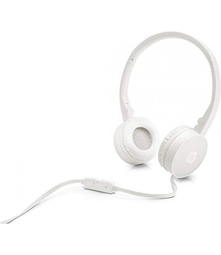 HP H2800 Headset Stereo Headset with Mic (White)-M000000000214 www.mysocially.com