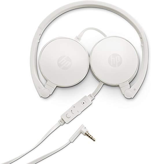 HP H2800 Headset Stereo Headset with Mic (White)-M000000000214 www.mysocially.com