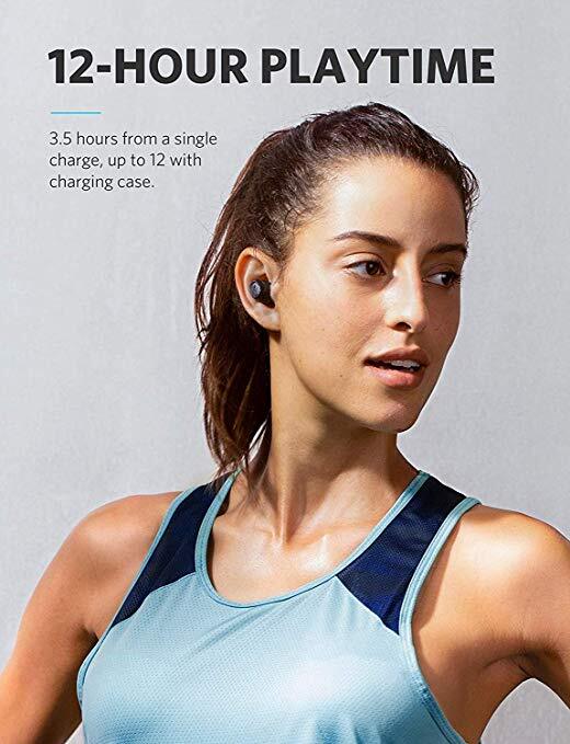 Soundcore Anker True-Wireless Earphones Liberty Lite with 12-Hour Playtime, Graphene-Enhanced Drivers, Microphone and Bluetooth 5-M000000000230 www.mysocially.com