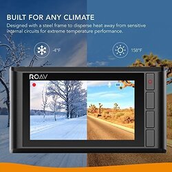 Roav by Anker Dash Cam C2 Pro with FHD 1080p, Sony Starvis Sensor, 4-Lane Wide-Angle Lens, GPS Logging, Built-in Wi-Fi, and Dedicated App, G-Sensor, WDR, Loop Recording, Night Mode