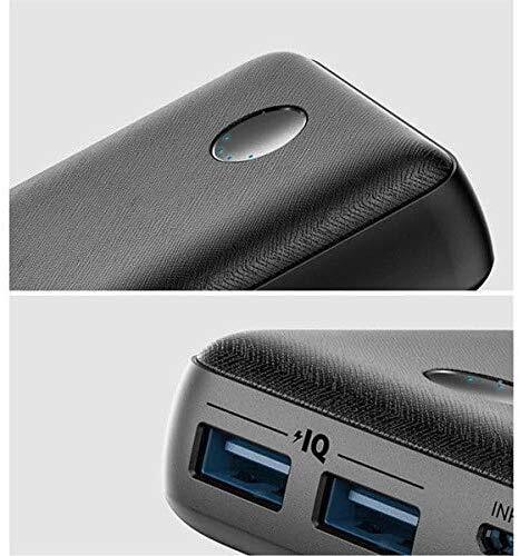 Anker PowerCore 10000 mAH High-Speed Charging with PowerIQ Power Bank for iPhone, Samsung Galaxy and More (Black)-M000000000240 www.mysocially.com