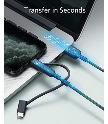 Anker Powerline 2 USB A to 3 in 1 Charging cable-M000000000243 www.mysocially.com
