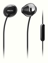 Philips SHE4205BK/00 Wired Headset  (Black, Wired in the ear)