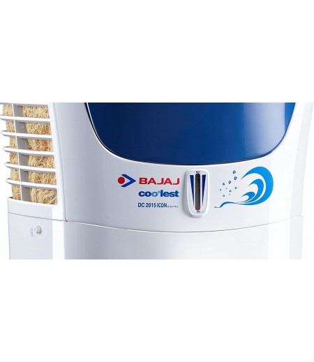 Bajaj DC 2015 ICON Digital Desert Air Cooler 43L in White/Blue shade-M000000000403 www.mysocially.com