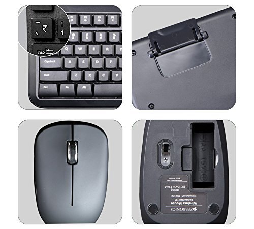 Zebronics Companion 101 Wireless USB Keyboard & Mouse Combo-M000000000406 www.mysocially.com