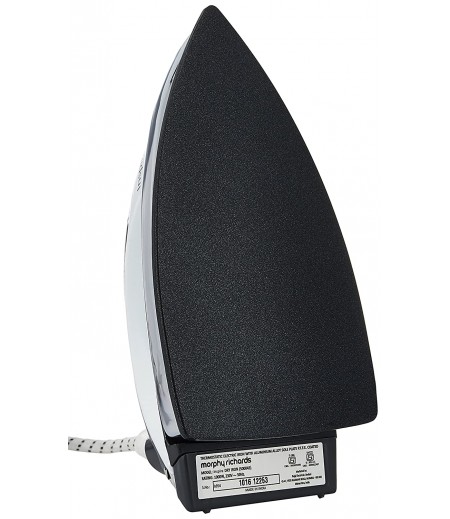 Morphy Richards Inspira 1000-Watt Dry Iron (White & Black)-M000000000407 www.mysocially.com