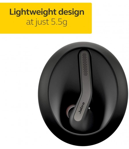 Jabra Talk 55 Bluetooth Headset for HD Hands-Free Calls with Dual Mic Noise Cancellation, Touch Controls and Portable Carrying Case-M000000000420 www.mysocially.com