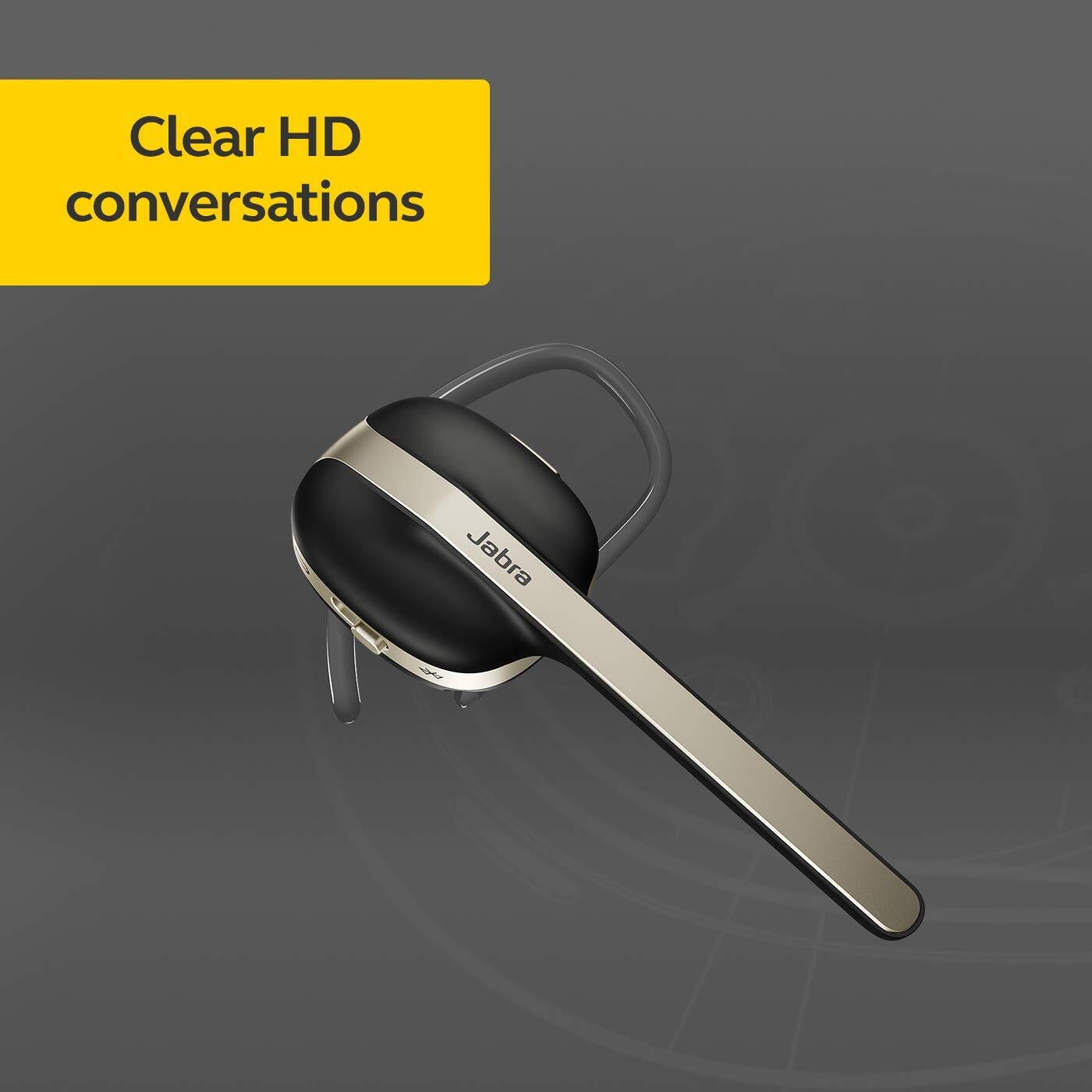 Jabra Talk 30 Bluetooth Headset  with HD calls and dynamic speakers for stream music, podcast and GPS directions - Black-M000000000422 www.mysocially.com