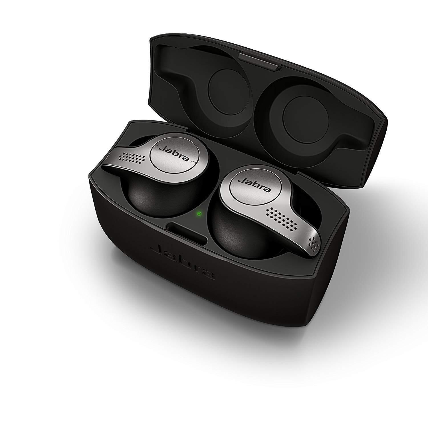 Jabra Elite 65t Alexa with True Wireless Bluetooth Earbud Charging Case - Titanium Black-M000000000426 www.mysocially.com