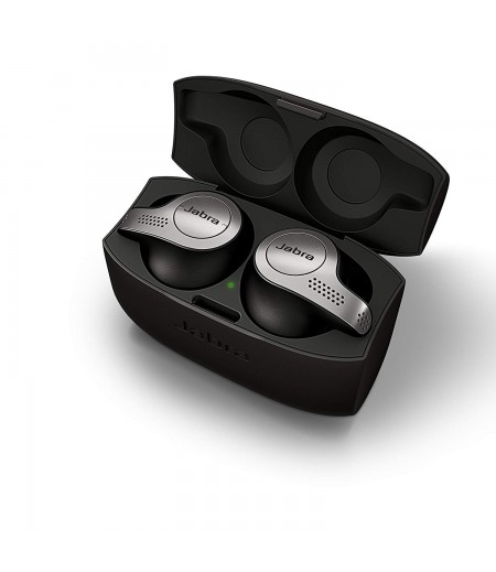 Jabra Elite 65t Alexa with True Wireless Bluetooth Earbud Charging Case - Titanium Black-M000000000426 www.mysocially.com