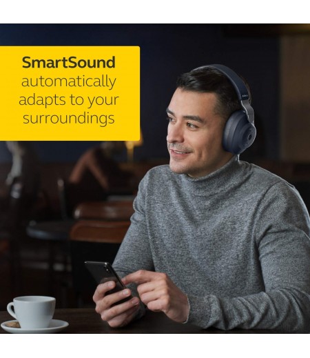 Jabra Elite 85H, Over Ear Headphones with ANC and SmartSound and HearThrough Technology, Alexa Enabled - Navy-M000000000433 www.mysocially.com