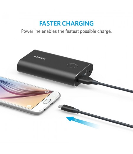 Anker Powerline 6-feet Micro USB Charging Cable for Android Smartphones