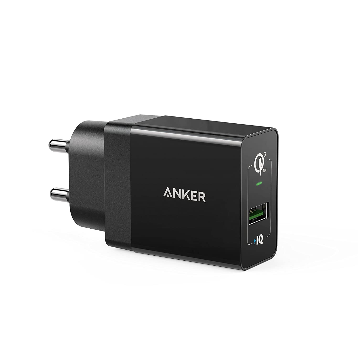Anker PowerPort+ QC 3.0 (MI-Certified) USB Wall Charger for Galaxy S7/S6/Edge/Plus, Note 5/4, LG G4, HTC One A9/M9, Nexus 6, iPhone, iPad and More with 18 Months Warranty (Black)-M000000000454 www.mysocially.com