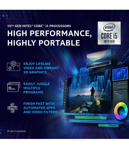 HP 15 10th Gen Intel Core i5 15.6-Inch FHD Laptop (Intel i5-10210U/4GB/512GB SSD/MS Office/Win 10/Jet Black/1.74kg), 15s-du1065TU-M000000000477 www.mysocially.com