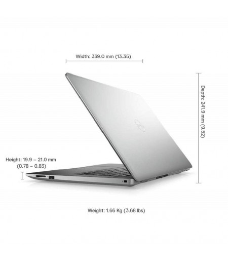 Dell Inspiron 3480 14-inch Thin & Light Laptop (8th Gen Intel Core i5-8265U/8GB/1TB HDD/Windows 10 + MS Office/Intel UMA Graphics/Silver)-M000000000488 www.mysocially.com