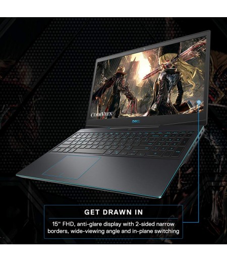 Dell G3 3500 Gaming15.6-inch FHD Laptop (10th Gen Core i7-10750H/8GB/512GB SSD/Windows 10 + MS Office/NVIDIA1650 Ti Graphics/Eclipse Black) D560123WIN9BE-M000000000500 www.mysocially.com