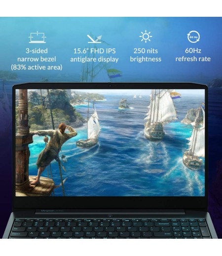 Lenovo Ideapad Gaming 3i 10th Gen Intel Core i5 15.6" IPS FHD Gaming Laptop (8GB/1TB HDD + 256 GB SSD/Windows 10/NVIDIA GTX 1650 Ti 4GB Graphics/Onyx Black/2.2Kg), 81Y400BSIN-M000000000535 www.mysocially.com