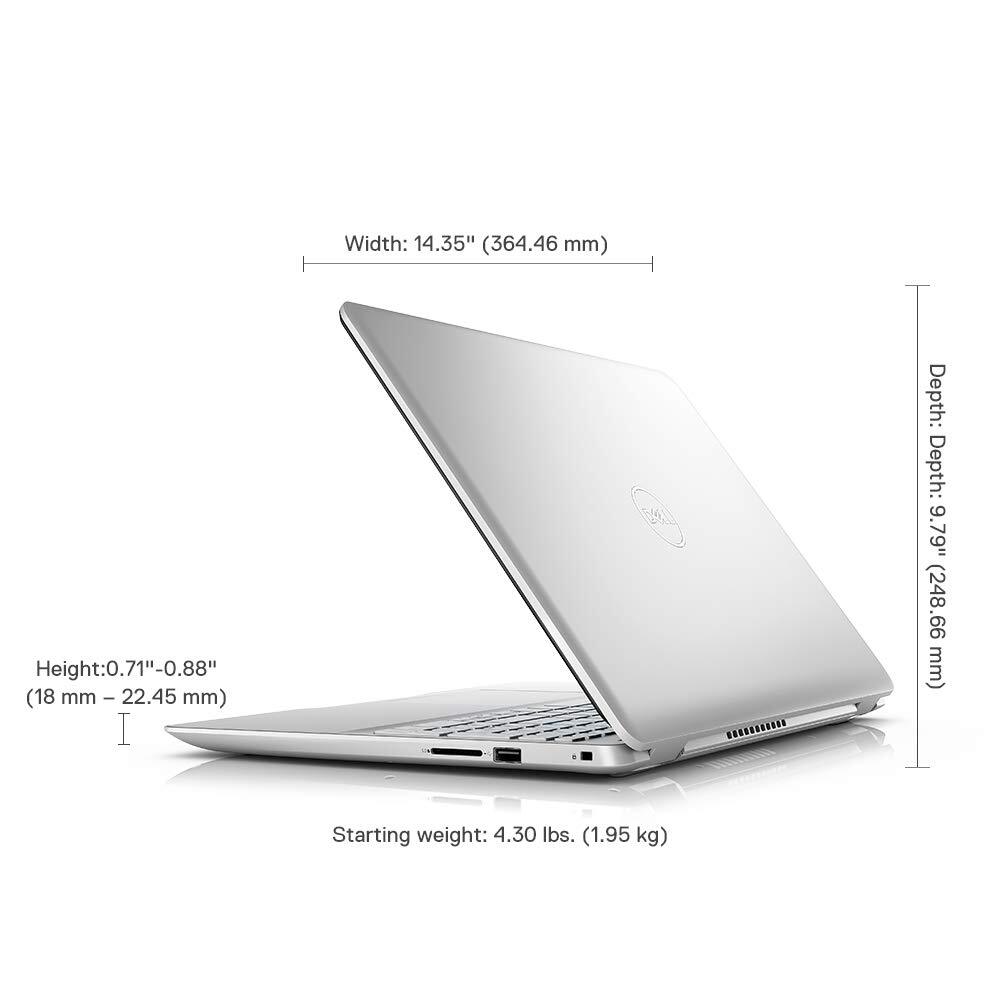 Dell Inspiron 15 5584 (Core i5-8th Gen/ 8GB/ 2TB HDD/ 15.6" FHD/ Windows 10/2GB Nvidia Graphics/Backlit Keyboard) Thin and Light Laptop Silver-M000000000570 www.mysocially.com