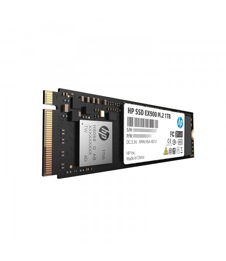 HP EX900 M.2 1TB PCIe 3.1 x 4 NVMe 3D TLC NAND Internal Solid State Drive (SSD)-M000000000601 www.mysocially.com