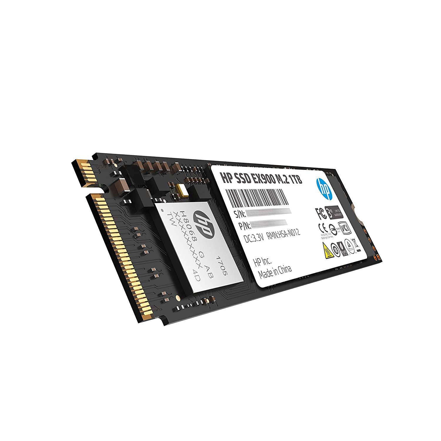 HP EX900 M.2 1TB PCIe 3.1 x 4 NVMe 3D TLC NAND Internal Solid State Drive (SSD)-M000000000601 www.mysocially.com