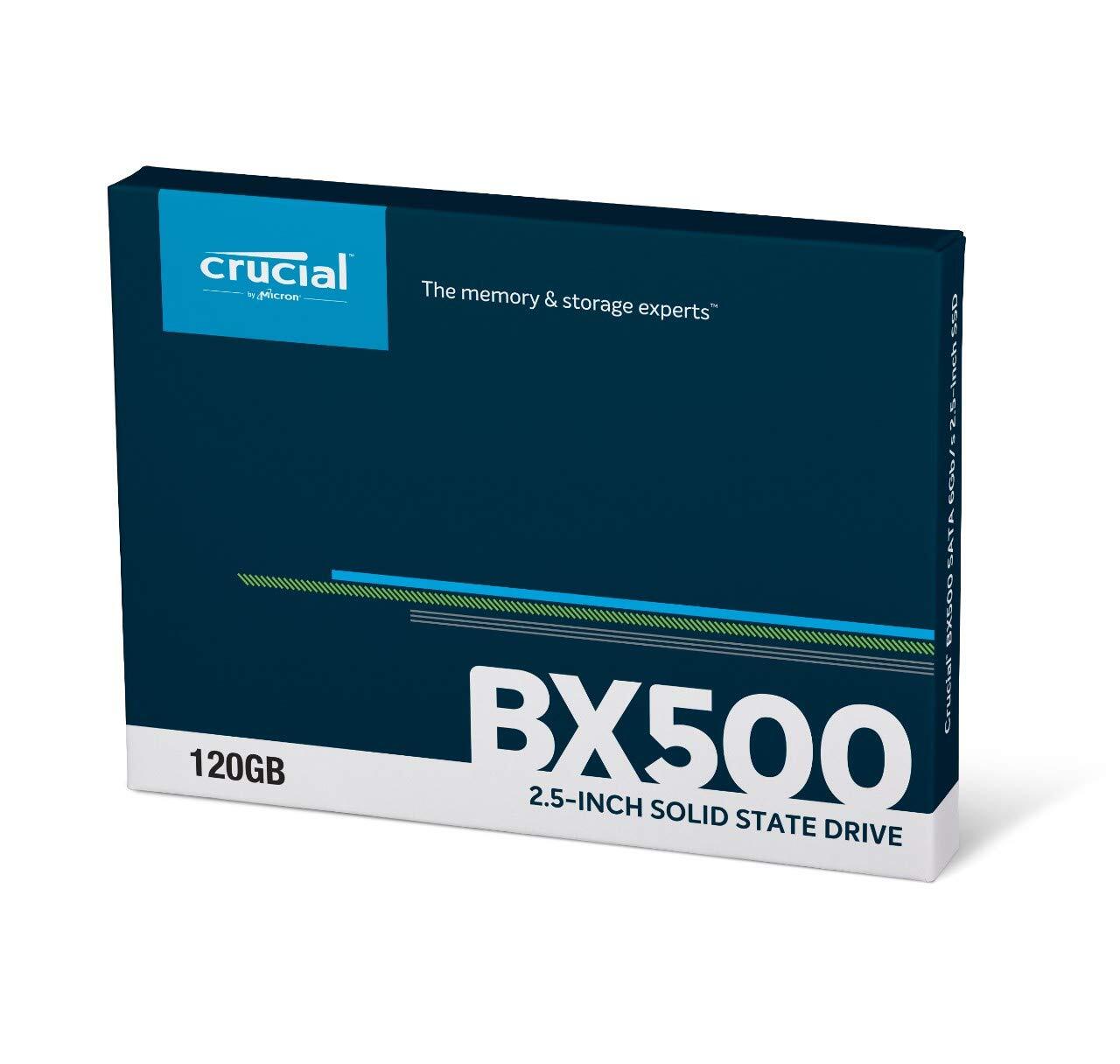 Crucial BX500 120GB 3D NAND SATA 2.5-inch Solid State Drive (SSD)