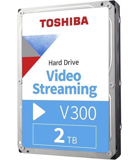 Toshiba HDWU120UZSVA 2TB V300 3.5" Video Streaming Hard Drive with Temperature Control